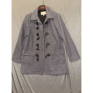 Banana‎ Republic Factory Women's Wool Toggle Coat • Large Gray